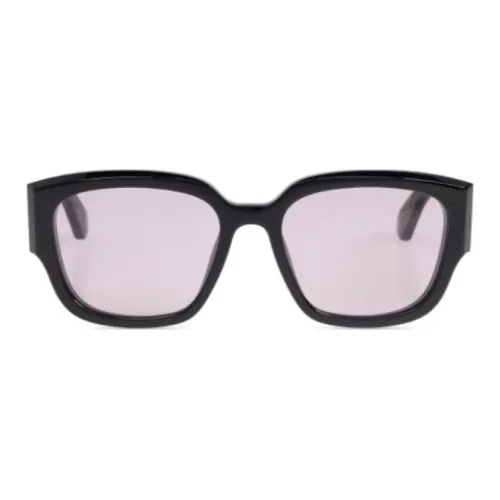 Alexander McQueen Eyewear Engraved-logo Arm Sunglasses