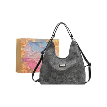 BRINCH PU Double Shoulder Portable Crossbody Bag, Shoulder Bag Regular Women's Dark Tea/Khaki/Blue