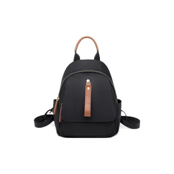ZOOLER Cow Leather Backpack Small Size Women's Black