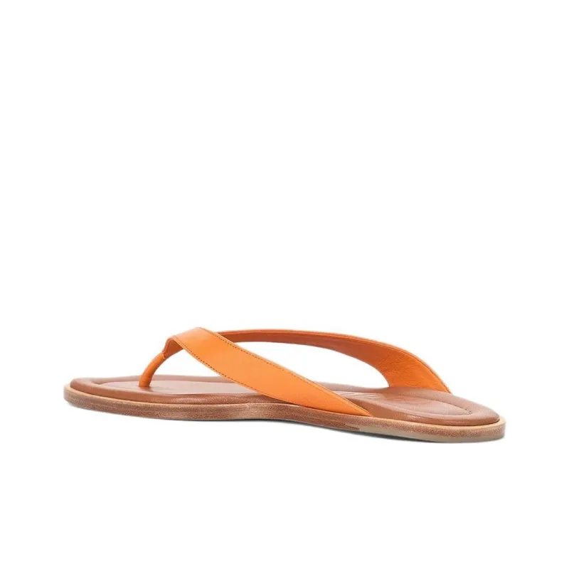 Staud Flip Flops Women's Orange-4