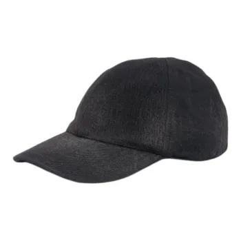 PRADA Cotton Baseball Caps Men's Black