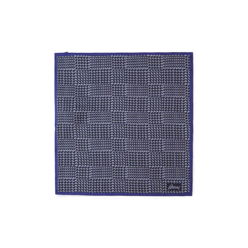 Brioni Geometric Print Pochette-1