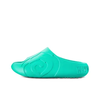Wayward Souls EVA Slip Resistant, Odor Resistant, Quick Dry, Antibacterial Slide Slippers Unisex Tiffany Green
