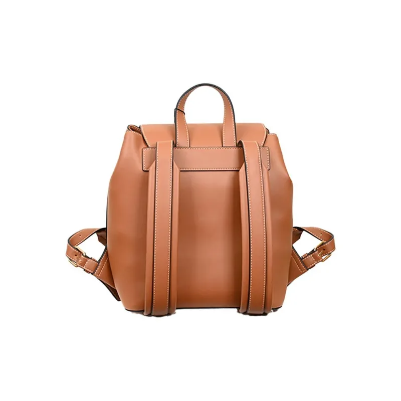 LOVE MOSCHINO Eco Leather Backpack Unisex Camel Brown-2