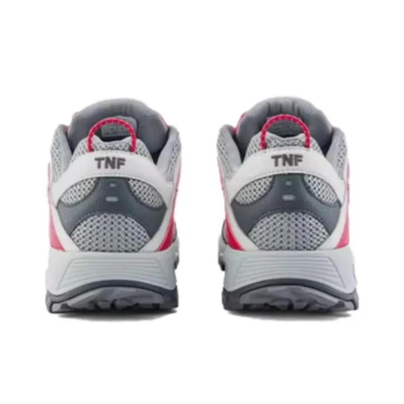 THE NORTH FACE Hedgehog Series Anti Slip Wear Resistant Low Top Trekking Shoes Men's Gray Red-3