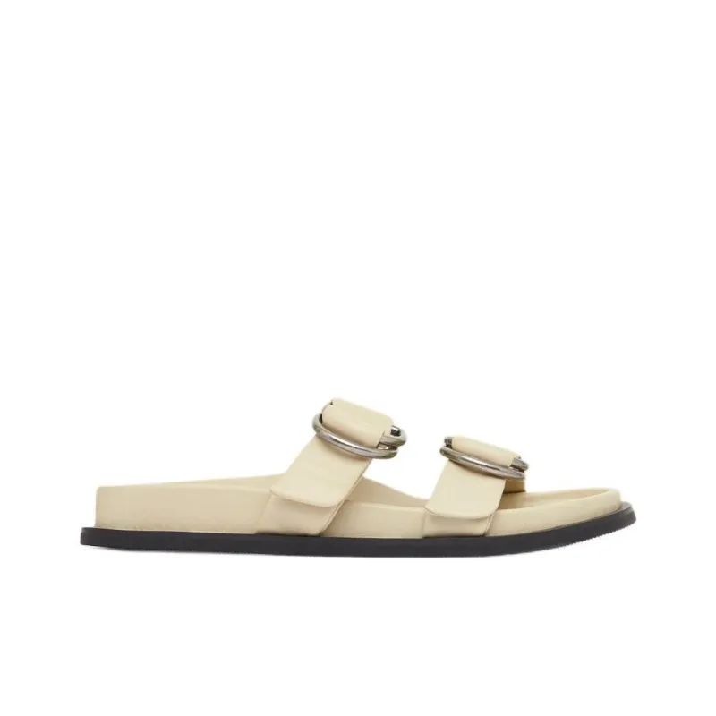 ST. AGNI Slide Slippers Unisex Beige-1