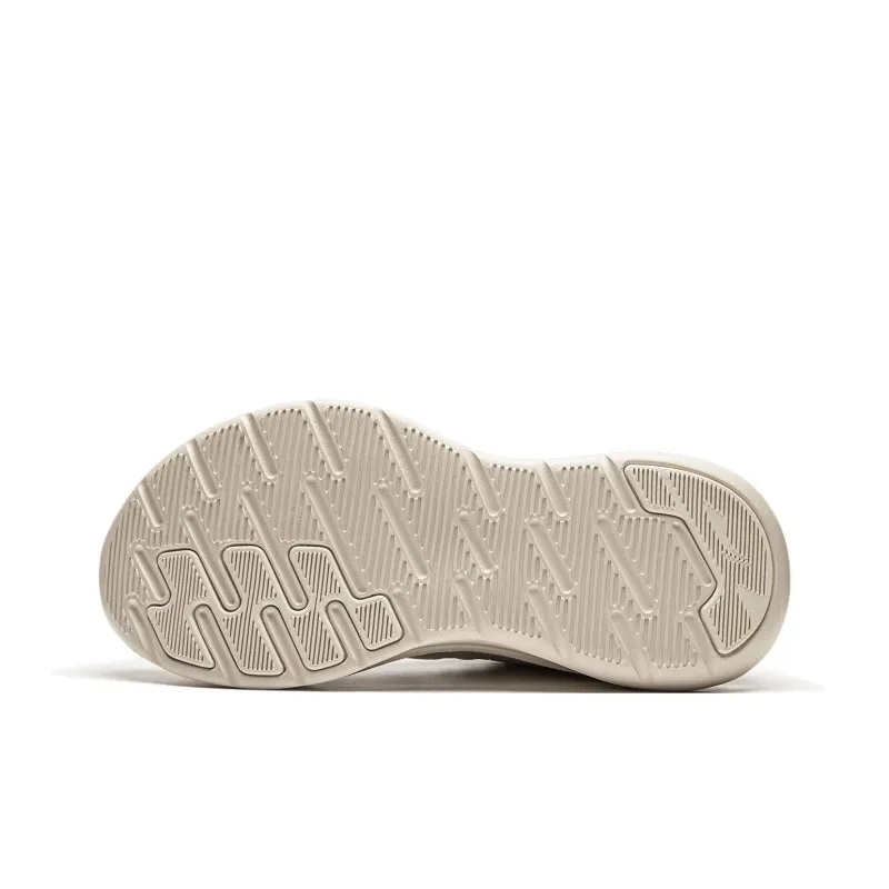 LiNing Ling Yue Cushioning Wear Resistant Low Top Running Shoes Women's Silver Birch Gray-5