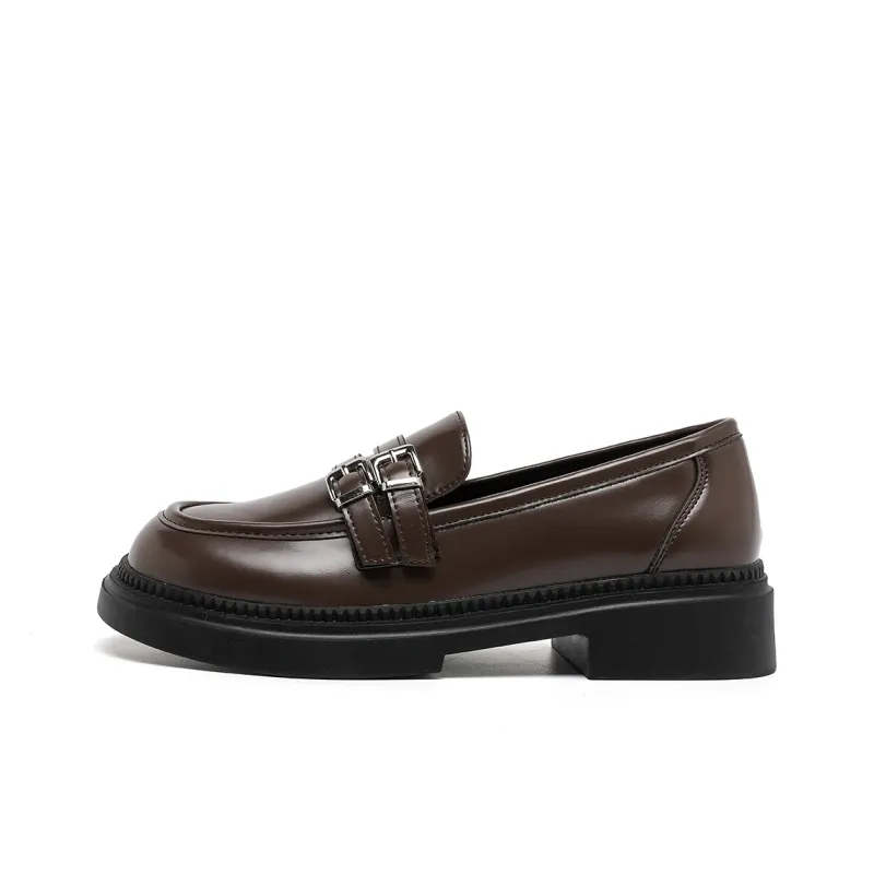 DAPHNE Loafers Women's Brown/Black-0