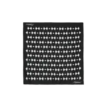 MOSCHINO Heart print Silk Scarf