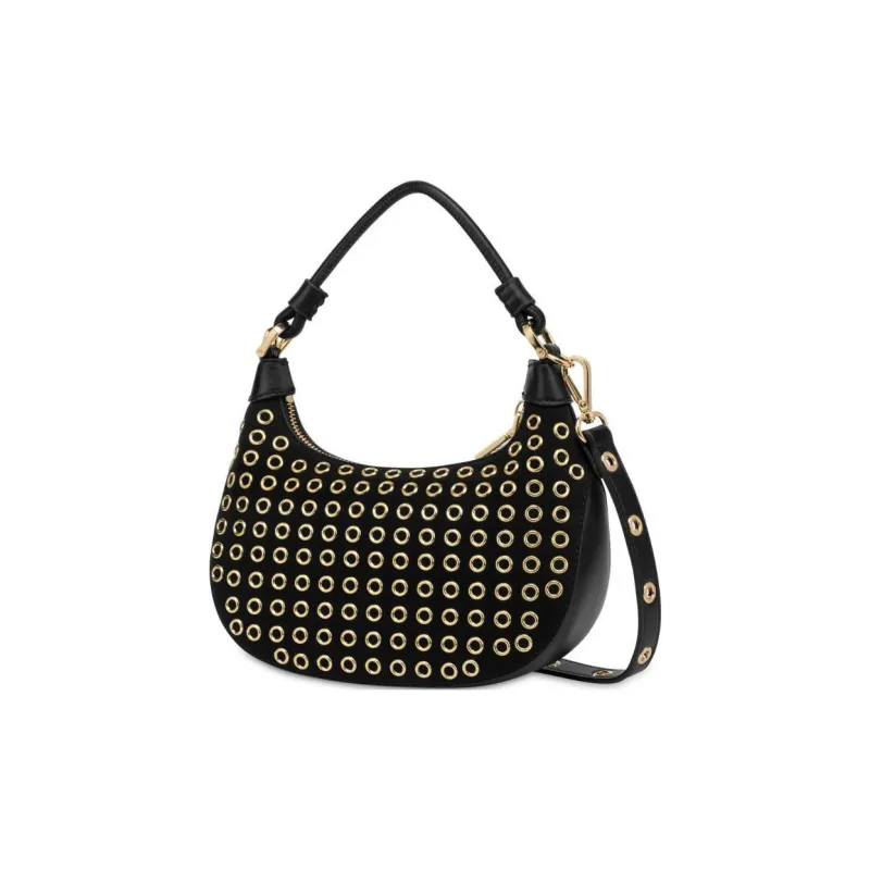 LOVE MOSCHINO Polyurethane Shoulder Bag Crossbody Bag Handbag Mini Women's Black-2