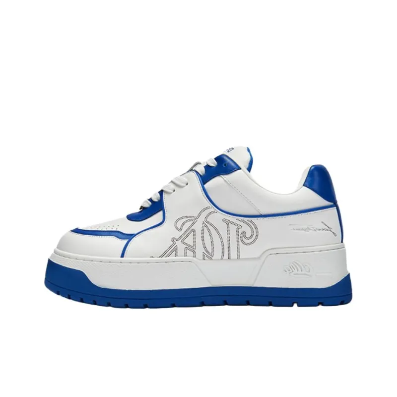 DEGAIA Low-Top Skateboard Shoes Men's Grass Green Lake Blue Black-8