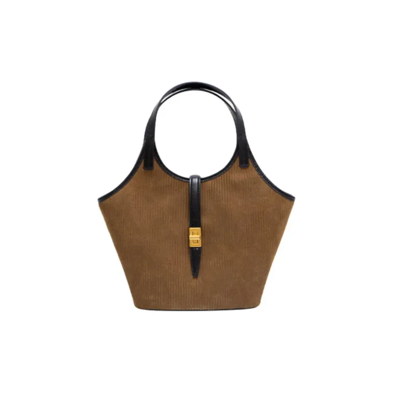 APEDE MOD Top Grain Cow Leather Shoulder Bag Crossbody Bag Handbag Small Size Women's Cinnamon Brown-0