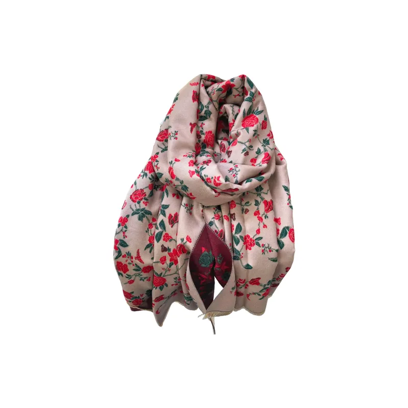 MITHAOL KUSC Faux Cashmere Polyester Knit Scarves Women's-2