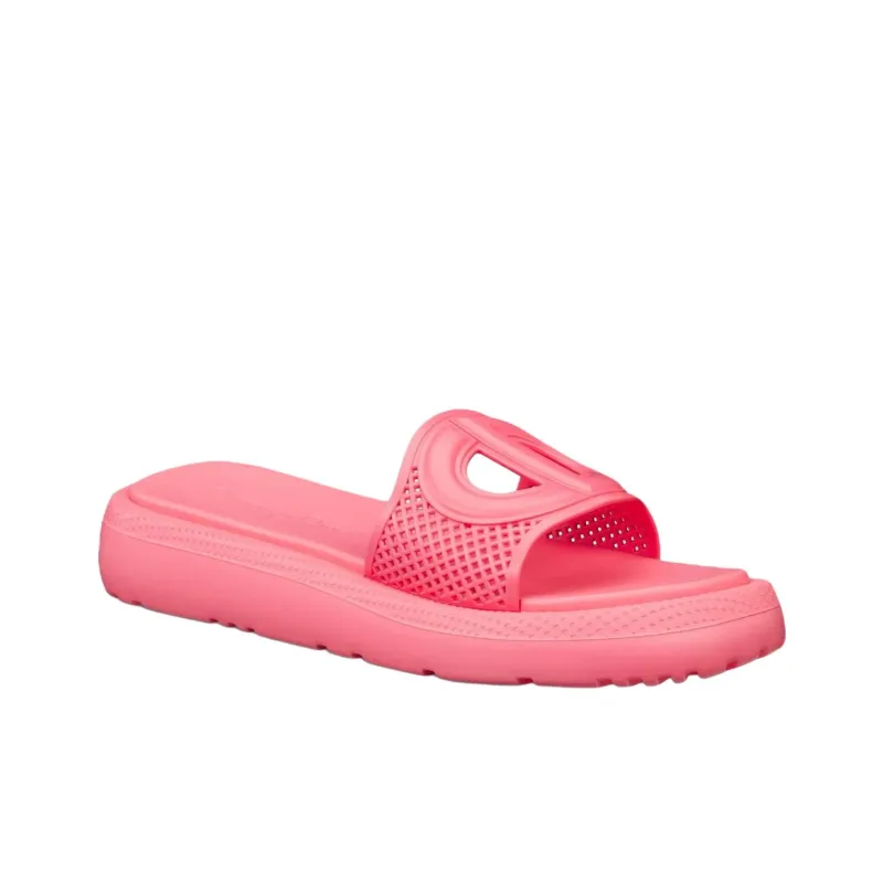 DIOR D-Club Slide Slippers Women's Pink-2