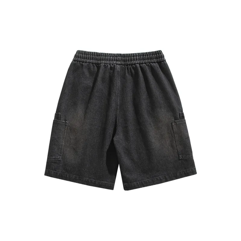 NORTHMORE Denim Shorts Unisex Yellow Mud-4