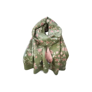 MITHAOL KUSC Faux Cashmere Polyester Knit Scarves Women's