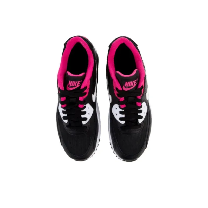 Nike Air Max 90 Mesh Black White Pink GS-4