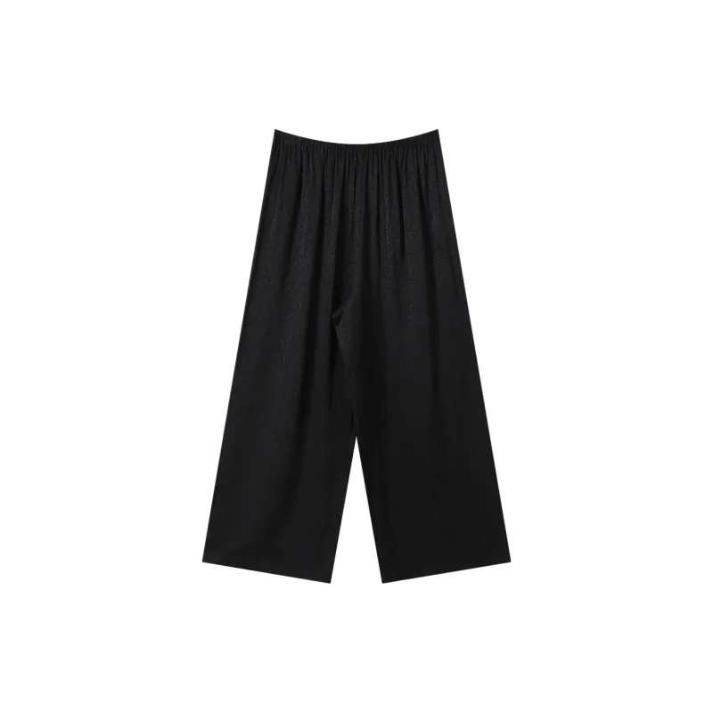 H YXIANG Casual Pants Women's Black-1