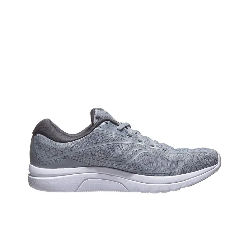 Saucony Kinvara 10 Slip-Resistant Low-Top Running Shoes Men's Crackle Mist Gray-1