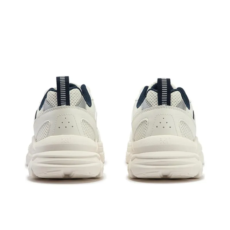 361° Breathable And Lightweight Low Top Casual Shoes Men's White Blue-3