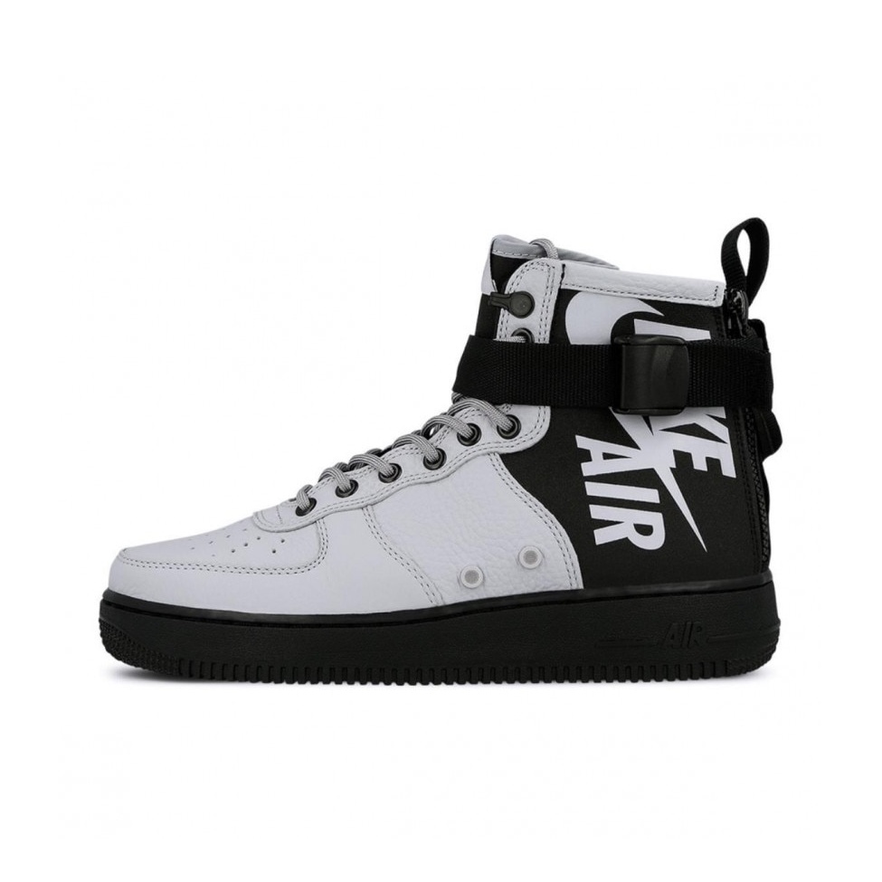 air force 1 mid wolf grey white