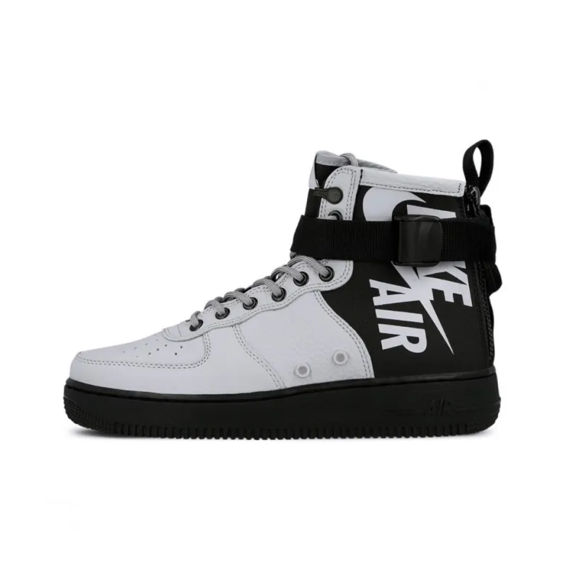Nike Sf Air Force 1 Mid Wolf Grey Black-0