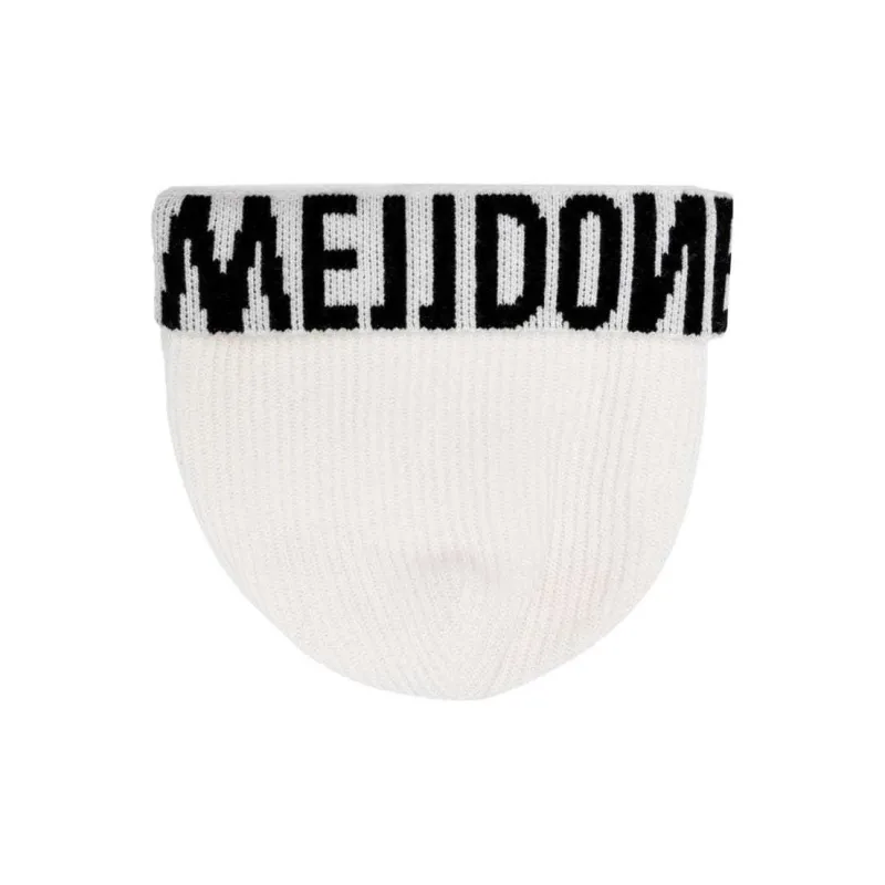 WE11DONE Intarsia knit Logo Beanie-2
