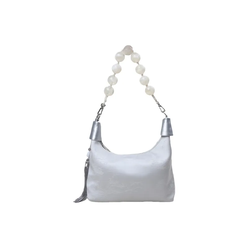 H YXIANG Canvas Canvas Bag Handbag Shoulder Bag Regular Women's Pink/Beige/Black/Silver-6