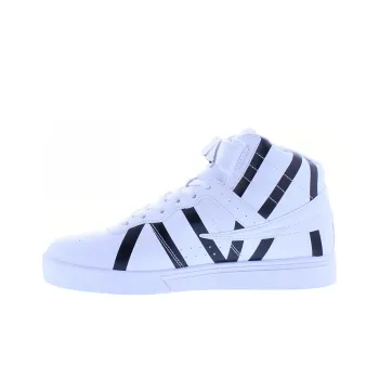 FILA Anti Slip Wear Resistant High Top Skateboard Shoes Men's White