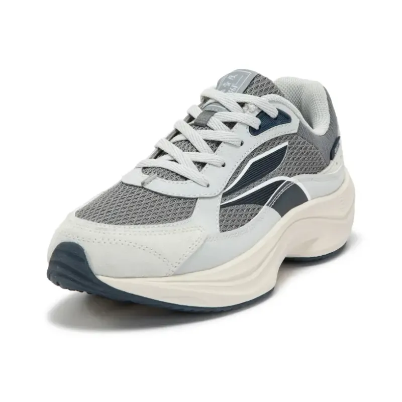 361° Breathable Low Top Chunky Sneakers Women's Gray-1