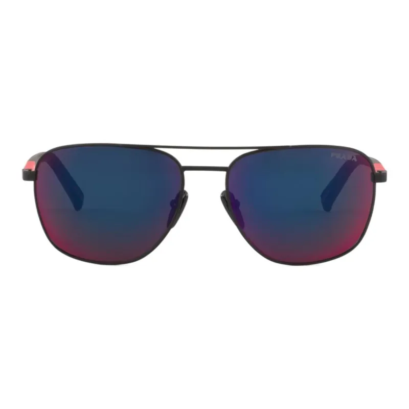 PRADA Metal Butterfly Sunglasses Men's Black-1