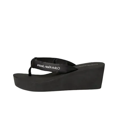 CKJ CALVIN KLEIN JEANS Flip Flops 6cm Women's Black