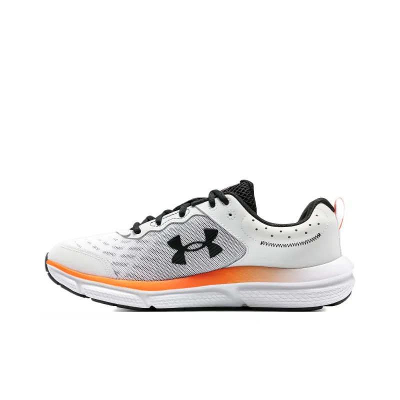 Under Armour Charged Assert 10 Slip Resistant Low Top Running Shoes Men's White-0