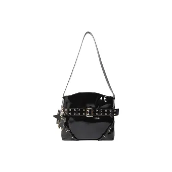 ECODAY ECOD PU Tote Handbag, Shoulder Bag, Crossbody Bag Regular Women's Black