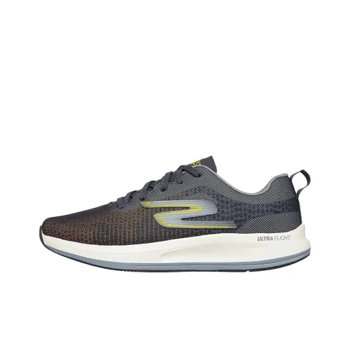 Skechers Go Run Pulse Running Shoes Men Low-Top Dark Gray