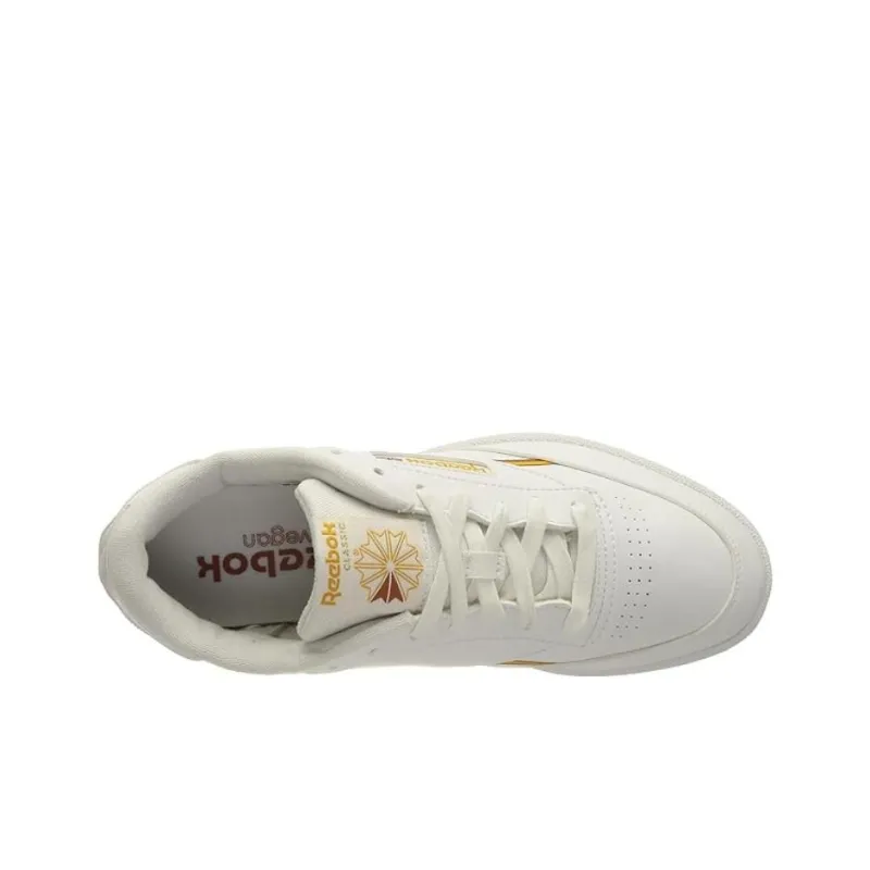 Reebok Club C 85 Vegan White Collegiate Gold-2