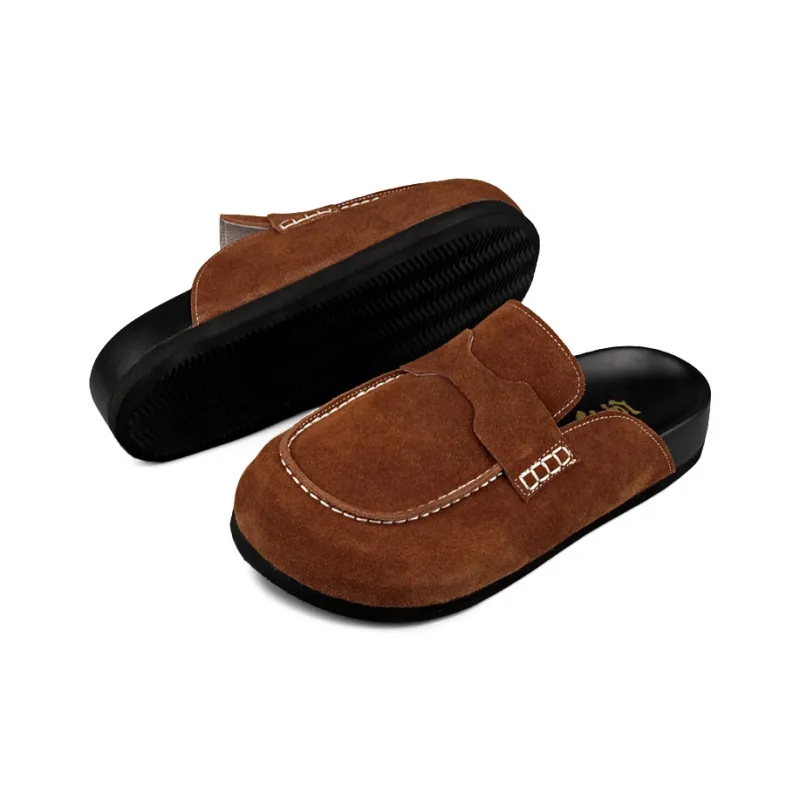 LOHAN·SIR Odor Resistant Abrasion Resistant Slip Resistant Wrap toe Slippers Unisex-12