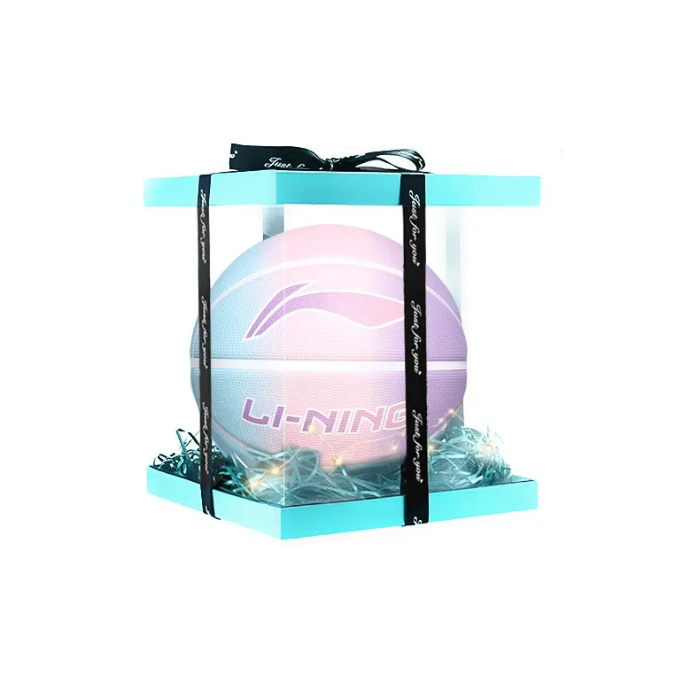 LiNing Rubber Basketball Gradient Rainbow Size 5 Competition-6