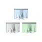 Grass Green+Light Blue+Silver Gray