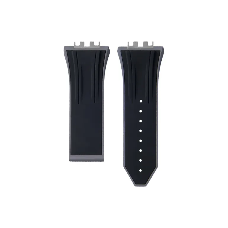 VAGENARI Rubber Watch Band Compatibility-Olio 614 Soul Collection MECA-10 One-Button Quick Release 45mm Unisex-0