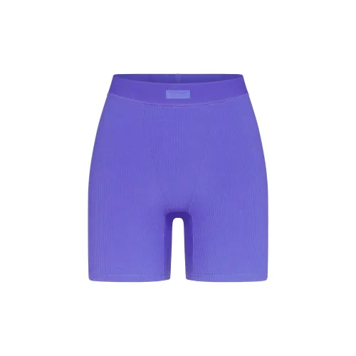 SKIMS SOFT t-shirt BOXER Boxer Shorts Women's Tanzanite