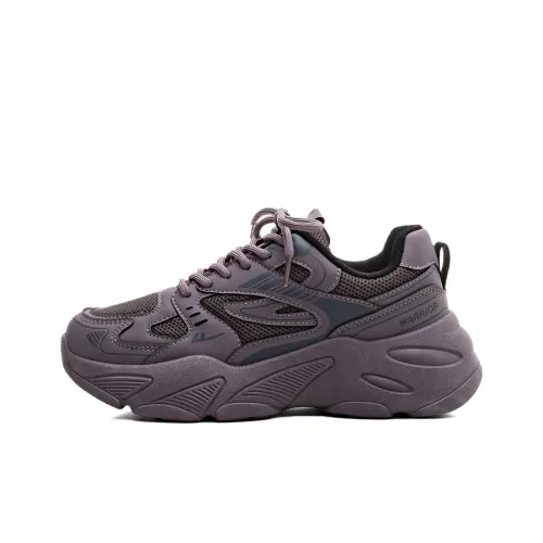 Warrior Cushioning Coverage Height Increasing Wear-Resistant Lightweight Slip-Resistant Low-Top Chunky Sneakers Women's
