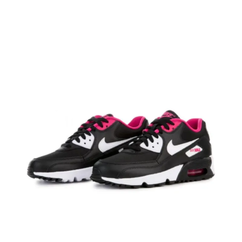Nike Air Max 90 Mesh Black White Pink GS-2