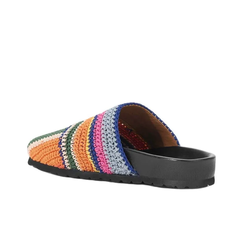 Staud Wrap-toe Slippers Women's Multicolor-3