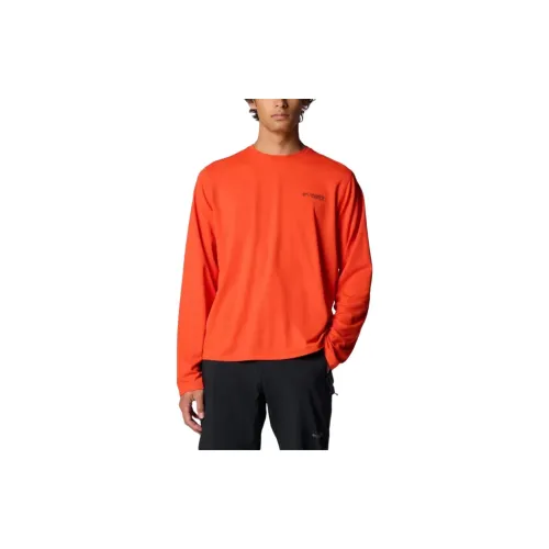 Columbia Summit Valley T-Shirts Men Orange