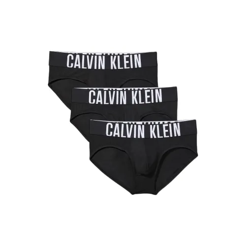 CALVIN KLEIN Underpants Europe Version Men's 3 Pack Black