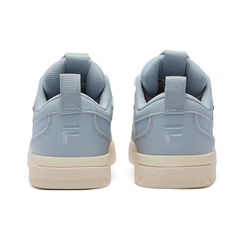 FILA FUSION Nollie Slip Resistant Low Top Skateboard Shoes Women's Blue White-2