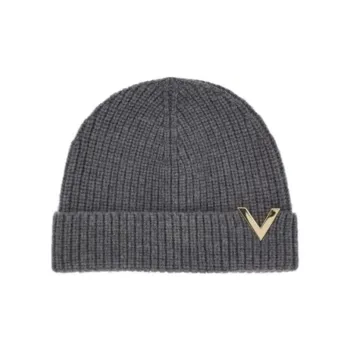 Valentino Logo Plaque Beanie