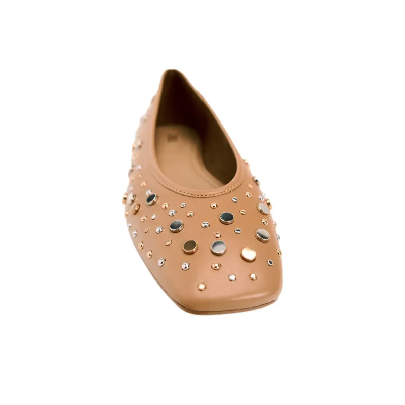 ZARA Casual Single Shoes 1cm Women's Brown-4