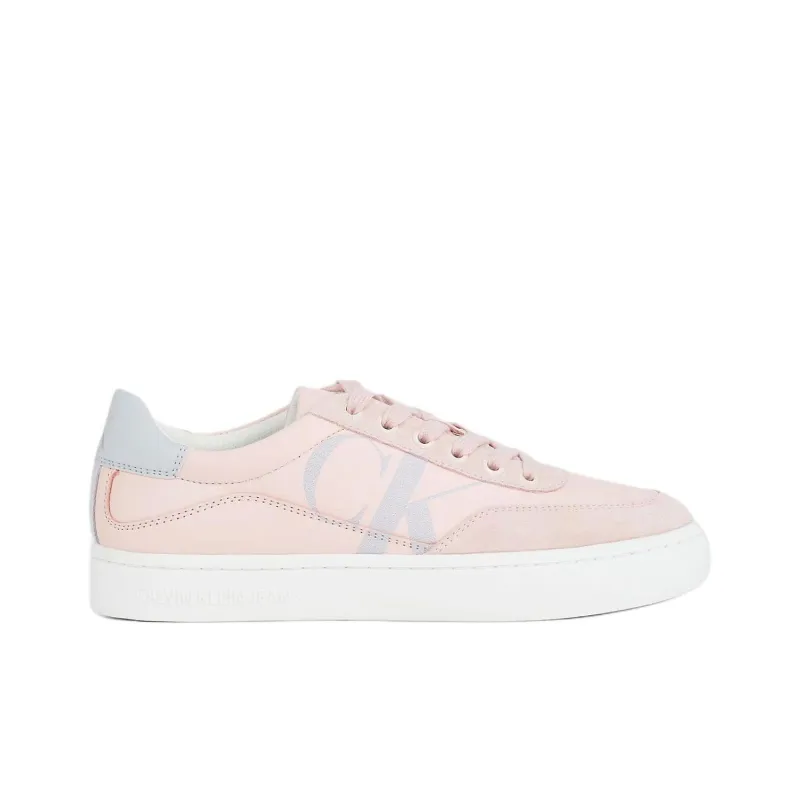 CALVIN KLEIN Low-Top Skateboard Shoes Women's Pink-1